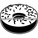 Food Donut ClipArt SVG