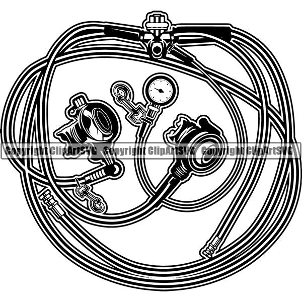 Diving Dive Diver Equipment Nautical Sailing Boating Sail Boat Sailboat ClipArt SVG