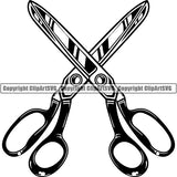 Tailor Seamstress Alterations Scissors ClipArt SVG