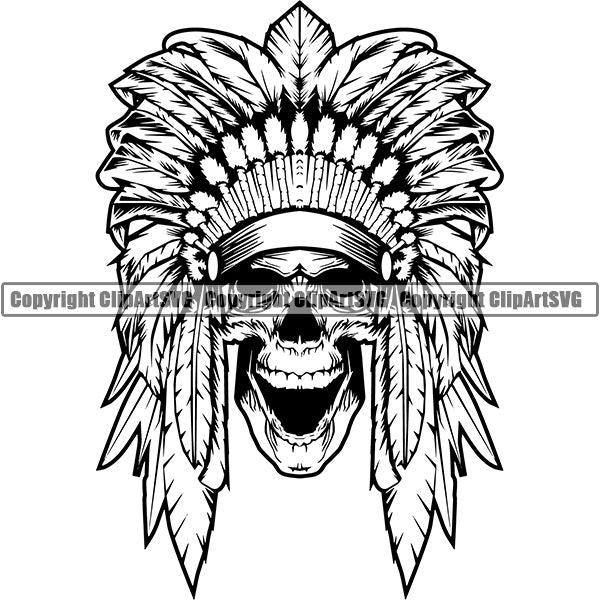 Native American Indian ClipArt SVG