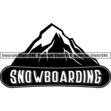 Sports Snowboarding Snowboard Skiing Ski Text ClipArt SVG