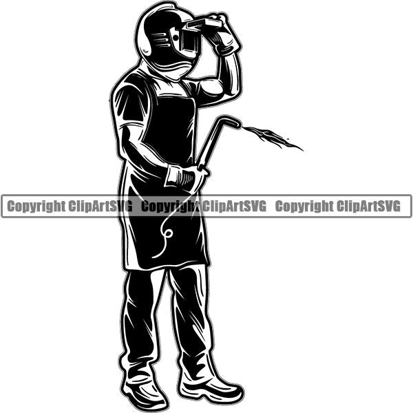Welding Weld Welder Forge Metal Blacksmith ClipArt SVG