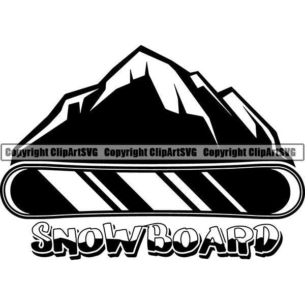 Sports Snowboarding Snowboard Skiing Ski ClipArt SVG