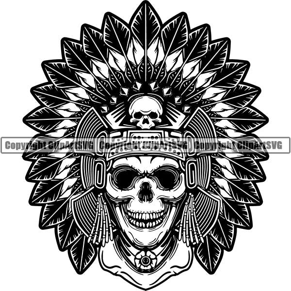 Native American Indian ClipArt SVG