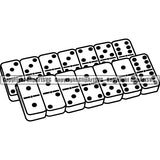Game Dominoes ClipArt SVG