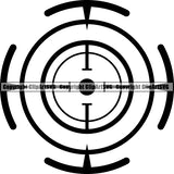 Military Weapon Gun Target ClipArt SVG