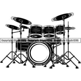 Music Musical Instrument Drums gbhh7 ClipArt SVG