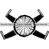 Construction Woodworking Carpenter Lumberjack Logo ClipArt SVG