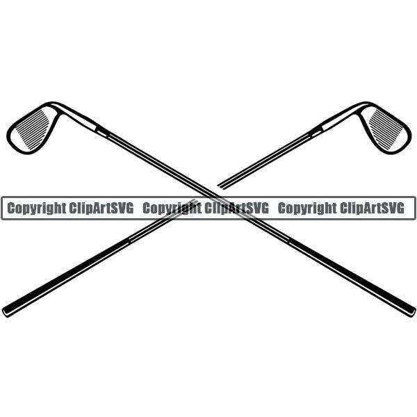 Sports Game Golf logo ClipArt SVG