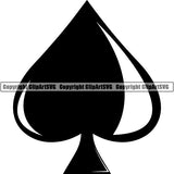 Game Poker Suit Spade ClipArt SVG