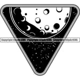 Astronaut Outer Space Shuttle Sci-Fi Science Fiction Logo ClipArt SVG