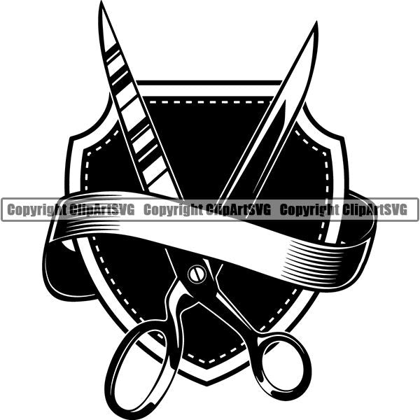 Tailor Seamstress Alterations Logo ClipArt SVG