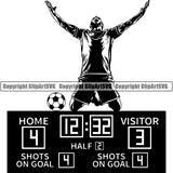 Sports Soccer Logo ClipArt SVG