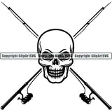 Sports Game Fishing Hunting Fish Hunt Logo ClipArt SVG
