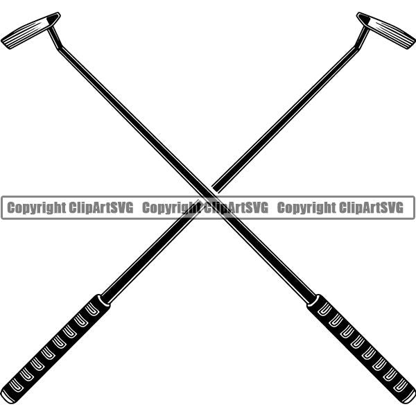 Sports Game Golf Club ClipArt SVG