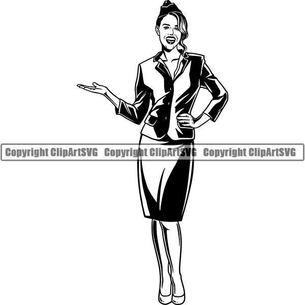 Transportation Airplane Stewertess 4rf5.jpg