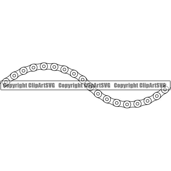 Sports Bicycle Chain White Line Wavy.jpg