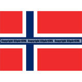 Country Flag Square Norway ClipArt SVG