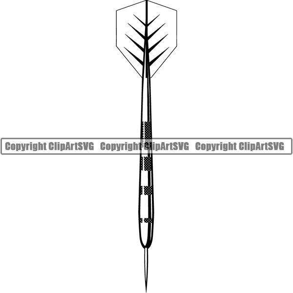 Sports Game Darts Dart ClipArt SVG