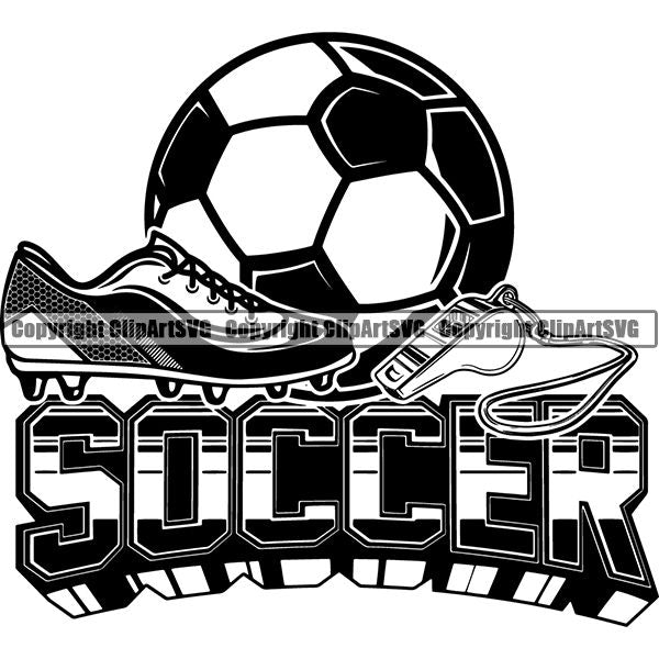 Sports Soccer Logo ClipArt SVG