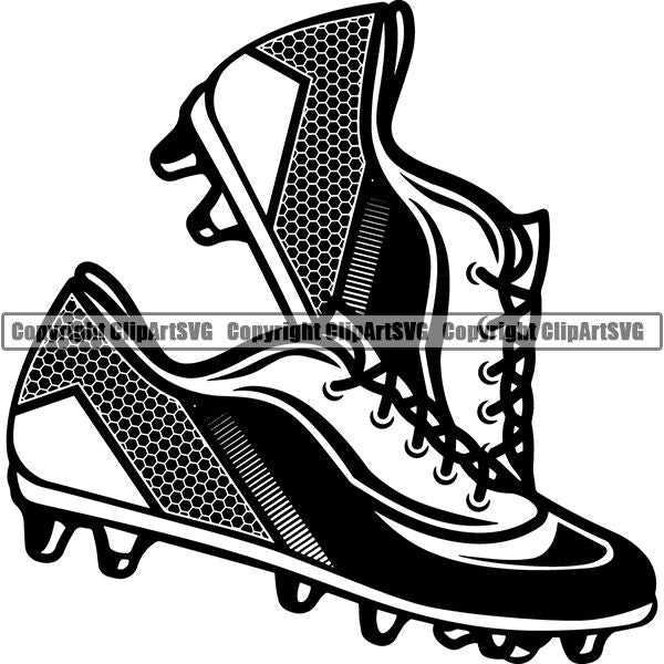 Sports Soccer Shoes Cleats Uniform ClipArt SVG