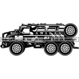 Military Weapon Vehicle Armored SUV fvgbha ClipArt SVG