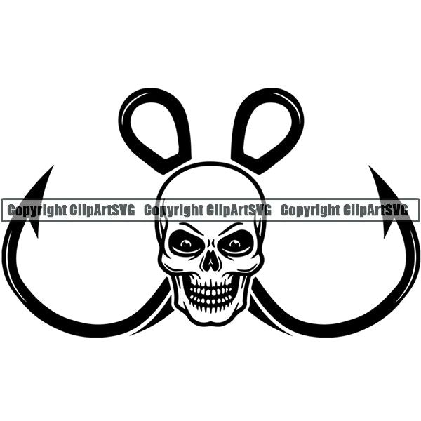 Sports Game Fishing Hunting Fish Hunt Logo ClipArt SVG