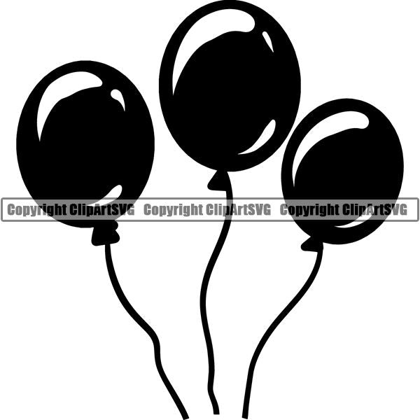 Holiday Birthday ClipArt SVG