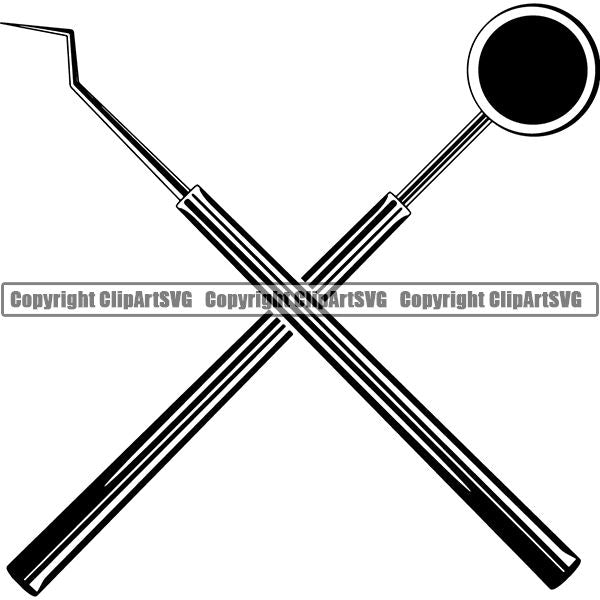 Dentist Dental Service Tool ClipArt SVG