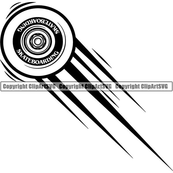 Sports Skateboarding Skateboard Motion ClipArt SVG