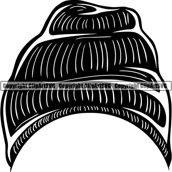 Construction Woodworking Carpenter Lumberjack Beanie Hat ClipArt SVG