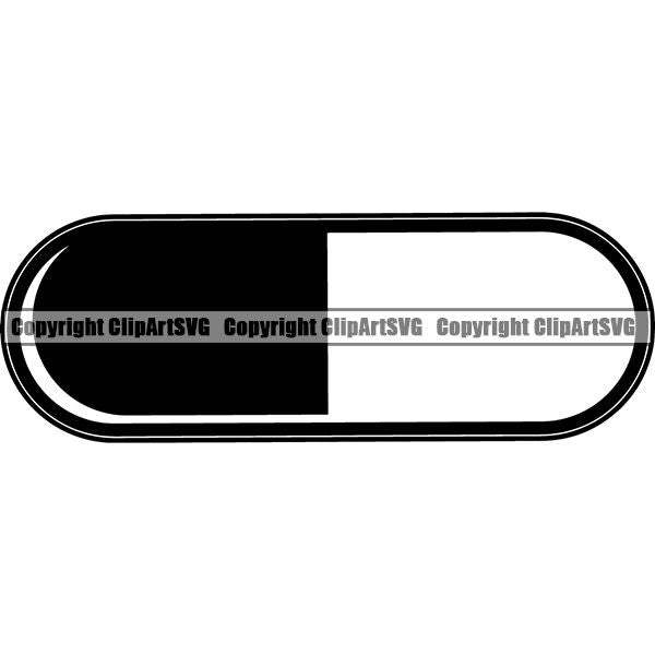 Medical Doctor Nurse Hospital Pills ClipArt SVG
