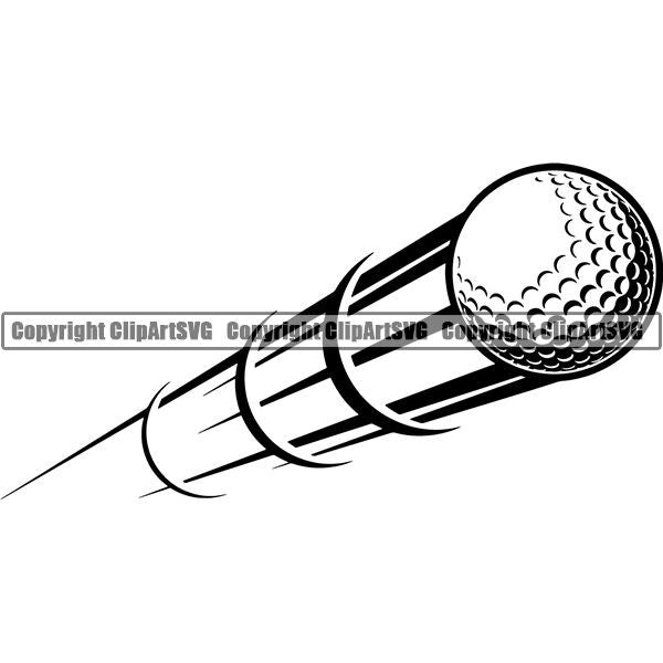 Sports Game Golf Motion ClipArt SVG