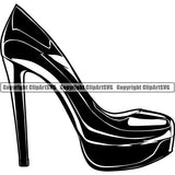 Clothes Shoes Boots Womens Business ClipArt SVG
