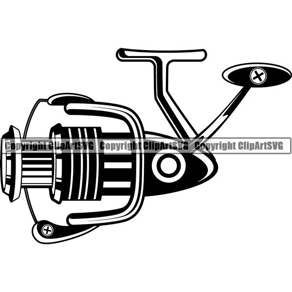 Sports Game Fishing Hunting Fish Hunt ClipArt SVG