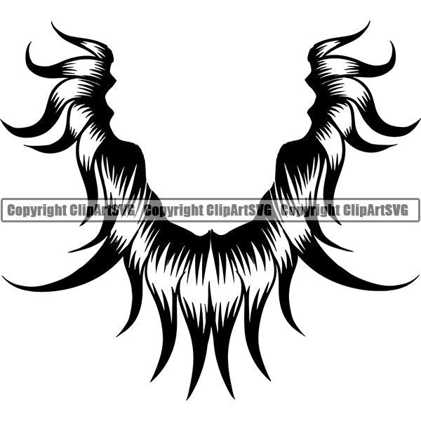 Design Element Human Hair Beard ClipArt SVG