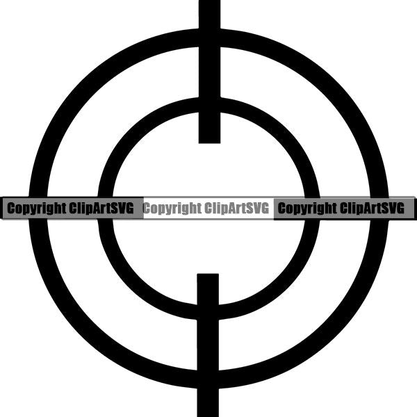 Sports Game Hunting Fishing Hunt Fish Rifle ClipArt SVG