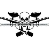 Sports Game Paintball Logo ClipArt SVG