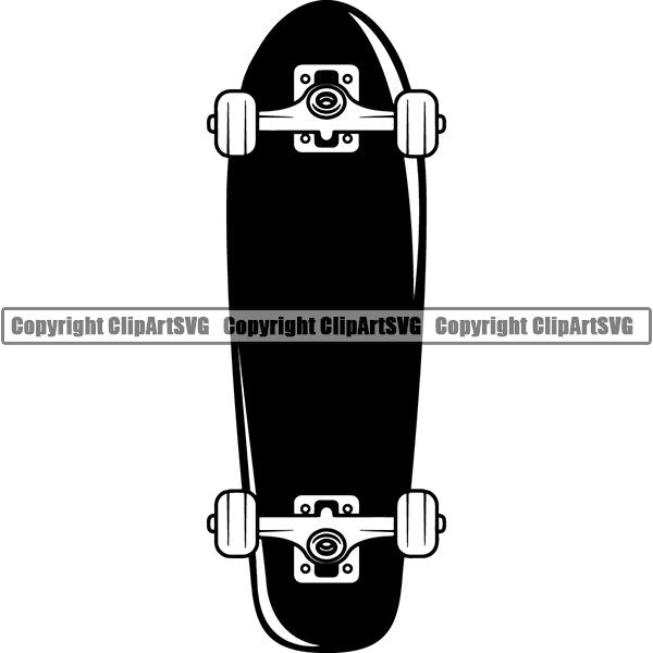 Sports Skateboarding Skateboard Skateboard ClipArt SVG