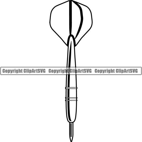 Sports Game Darts Dart ClipArt SVG
