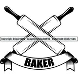 Cooking Baking Chef Cook Bake Baker Logo ClipArt SVG