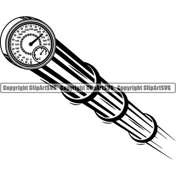 Sports Car Racing Motion ClipArt SVG