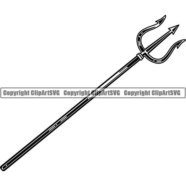 Diving Dive Diver Speargun Gaff Nautical Boat Boating Sail Fish Fishing ClipArt SVG