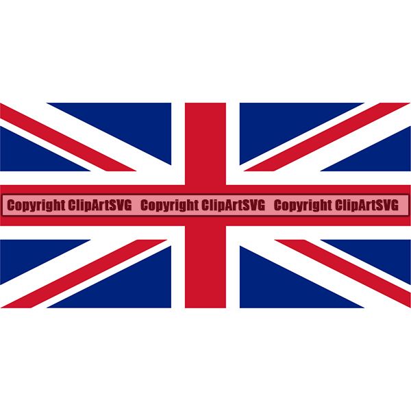 Country Flag Square United Kingdom ClipArt SVG