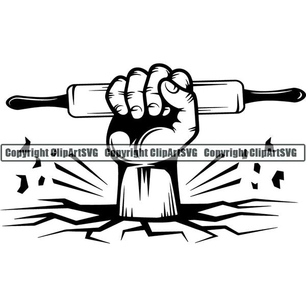 Cooking Baking Chef Cook Bake Baker Logo ClipArt SVG