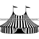 Circus Show Perform Performance Tent ClipArt SVG