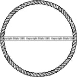 Rope Design Element Nautical Ship Sailing Boat Boating Sail Sailboat Knot ClipArt SVG