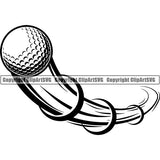Sports Game Golf Motion ClipArt SVG