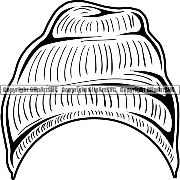 Construction Woodworking Carpenter Lumberjack Beanie Hat ClipArt SVG