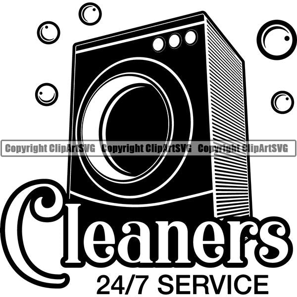 Maid Cleaning Service Housekeeping Housekeeper Logo ClipArt SVG